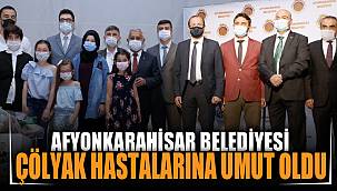 AFYON BELEDİYESİ ÇÖLYAK HASTALARINA UMUT OLDU