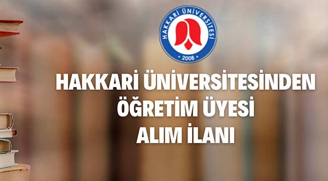 Akademik personel alınacak