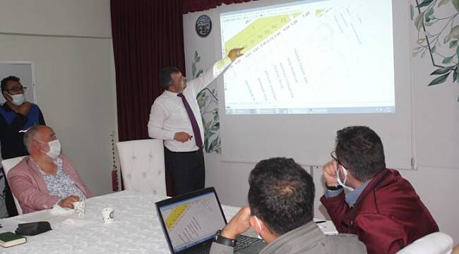 BAŞKAN KOYUNCU, UZUN ÇARŞI ESNAFIYLA BİR ARAYA GELDİ