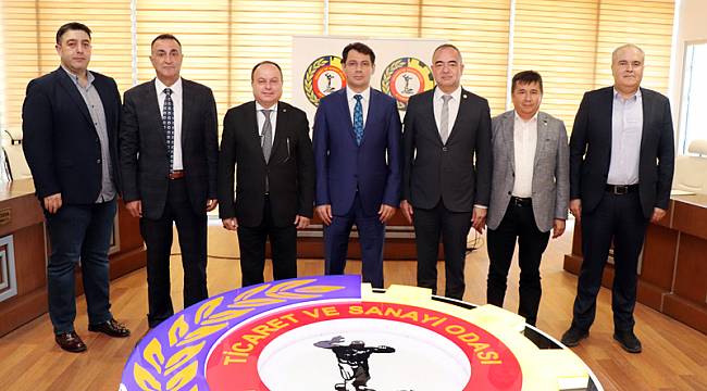 BAŞSAVCI ÇELENK ATSO’YA VEDA ZİYARETİ GERÇEKLEŞTİRDİ