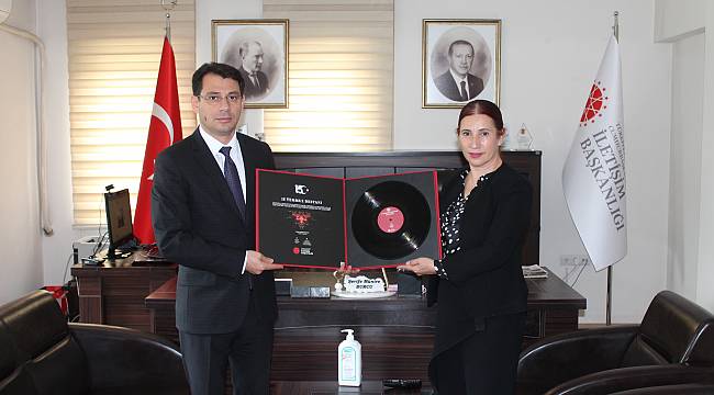 Başsavcı Çelenk’ten Burcu’ya veda ziyareti