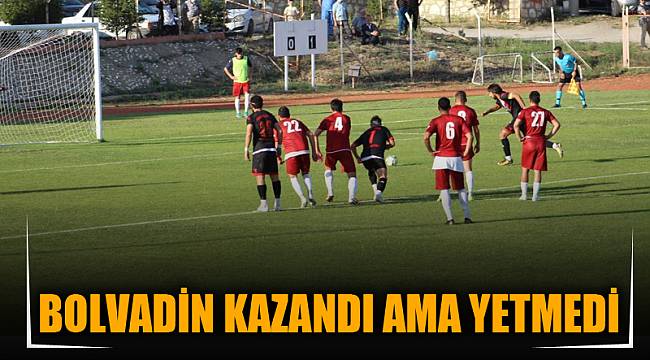 BOLVADİN KAZANDI AMA YETMEDİ