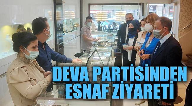 Deva yöneticileri esnafla buluştu