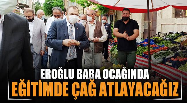 Eski Bakan Eroğlu baba ocağı Şuhut'tu ziyaret etti