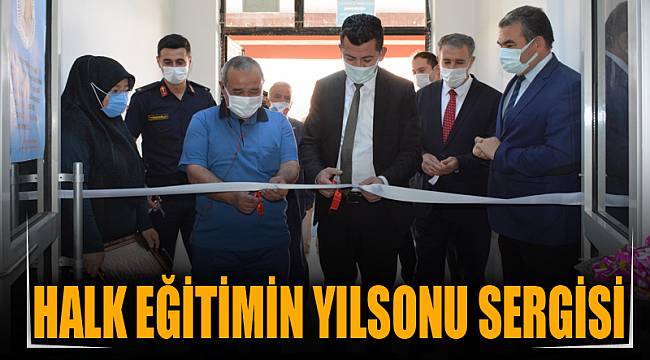 Halk Eğitimin yılsonu sergisi