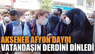 İYİ Parti lideri Meral Akşener esnafın derdini dinledi