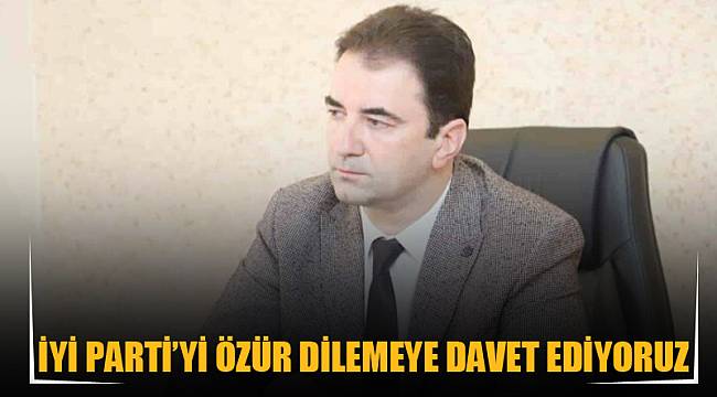 İYİ PARTİYİ ÖZRE DEVET EDİYORUZ