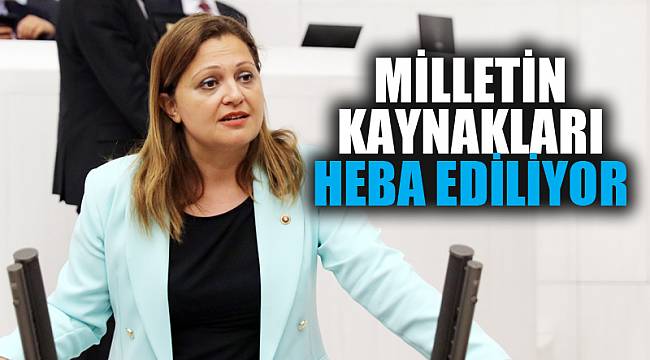 KÖKSAL: “MİLLETİN KAYNAKLARI HEBA EDİLİYOR”
