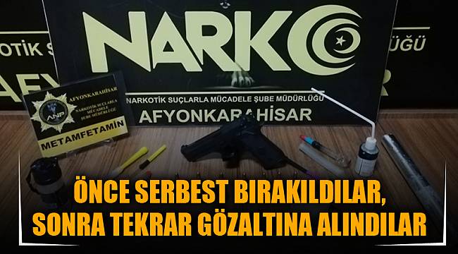 Önce serbest bırakıldılar sonra tekrar gözaltına alındılar