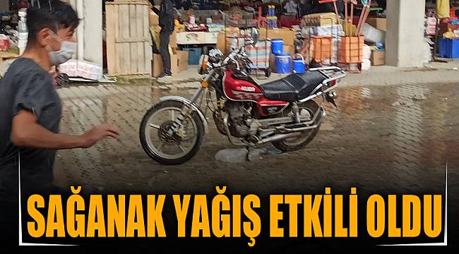 Sağanak yağış etkili oldu