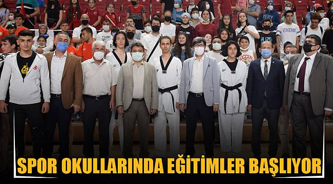 Spor okullarında eğitimler başlıyor
