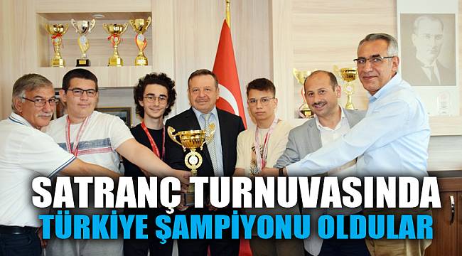 Süleyman Demirel Fen lisesi satrançta Türkiye şampiyonu oldu