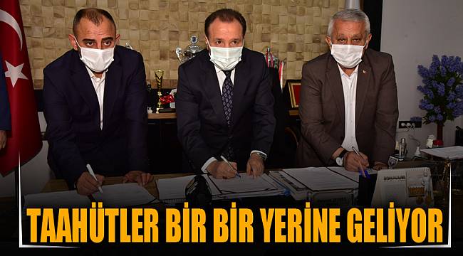 TAAHÜTLER BİR BİR YERİNE GELİYOR