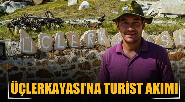 ÜÇLERKAYASI’NA TURİST AKIMI