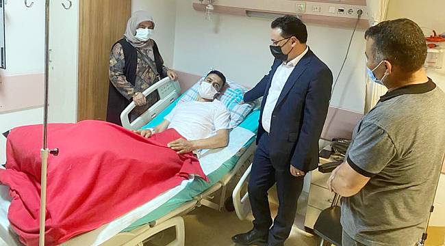 Vali Gökmen Çiçek, Kahraman Gazimizi Ziyaret Etti