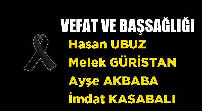 VEFAT & BAŞSAĞLIĞI