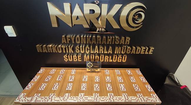 658 ADET UYUŞTURUCU HAP YAKALANDI