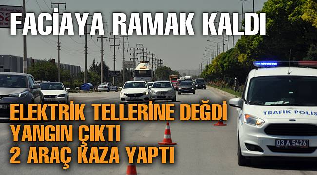 Afyonkarahisar’da faciaya ramak kalan anlar