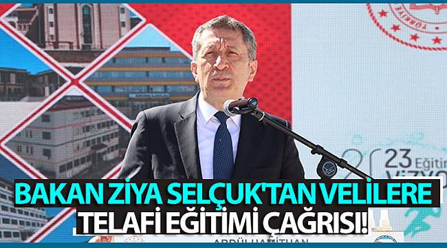 Bakan Selçuk'tan velilere çağrı: 'Çocuklarını telafi eğitimlerine göndersinler'