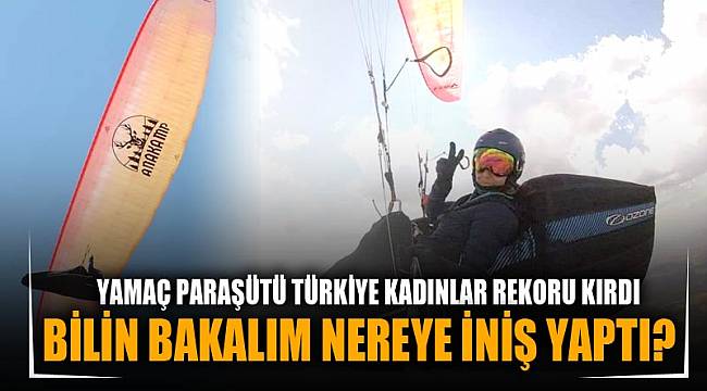 BİLİN BAKALIM NEREYE İNİŞ YAPTI?