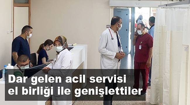 Dar gelen acil servisi el birliği ile genişlettiler