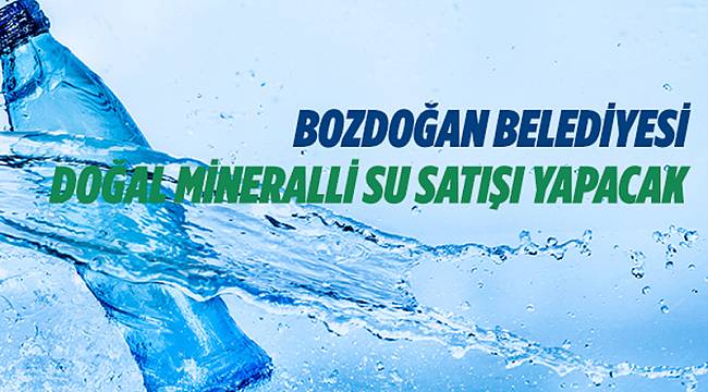 Doğal minarelli su satılacak