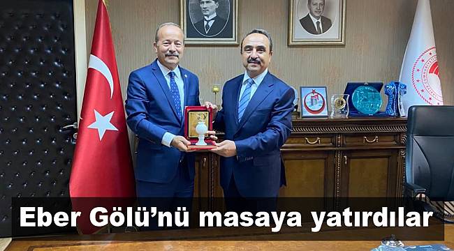 Eber Gölü’nü masaya yatırdılar