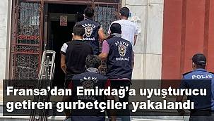 Fransa’dan Emirdağ’a uyuşturucu getiren gurbetçiler polis tarafından yakalandı 