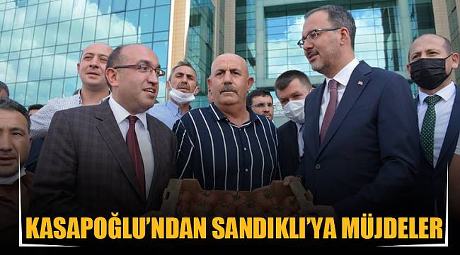 Gençlik ve Spor Bakanı Kasapoğlu’ndan Sandıklı’ya müjdeler