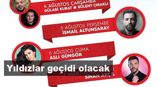 Gurbetçi Festivali’nde yıldızlar geçidi olacak