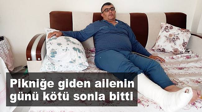İhmal, piknikçi baba ve kızını hastanelik etti 