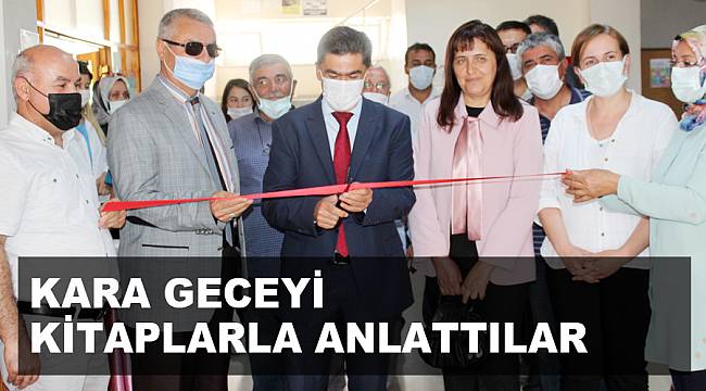 Kara geceyi Kitaplarla anlattılar