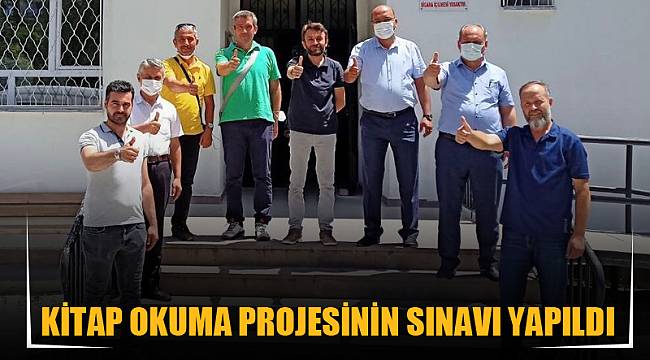 KİTAP OKUMA PROJESİNİN SINAVI YAPILDI