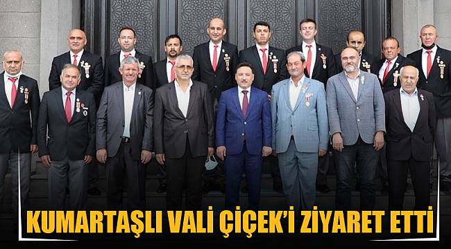 Kumartaşlı Vali Çiçek’i ziyaret etti