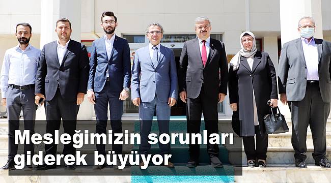 “Mesleğimizin sorunları giderek büyüyor”