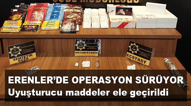 Narkotik polisinden uyuşturucu ve kaçak makaron operasyonu 