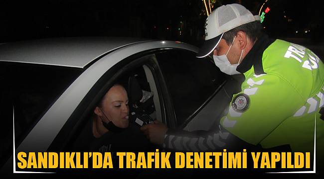sandıklı’da trafik denetimi yapıldı