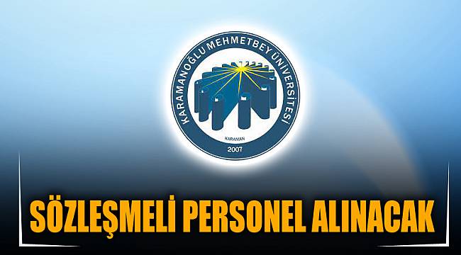 SÖZLEŞMELİ PERSONEL ALINACAK