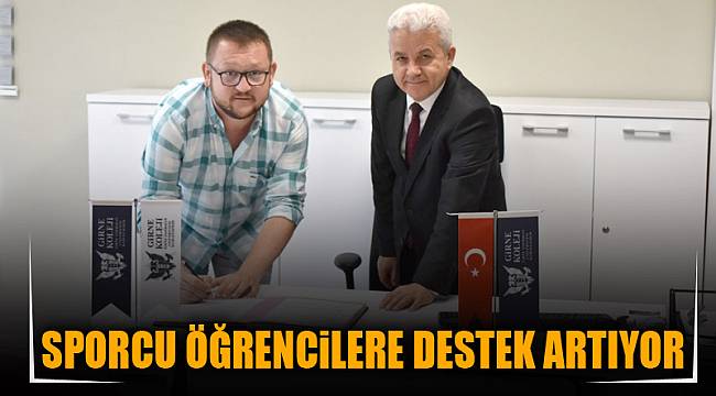 SPORCU ÖĞRENCİLERE DESTEK ARTIYOR