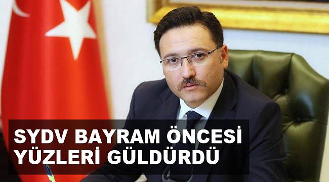 SYDV BAYRAM ÖNCESİ YÜZLERİ GÜLDÜRDÜ