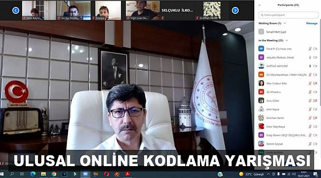 Ulusal Online Kodlama Yarışması yapıldı