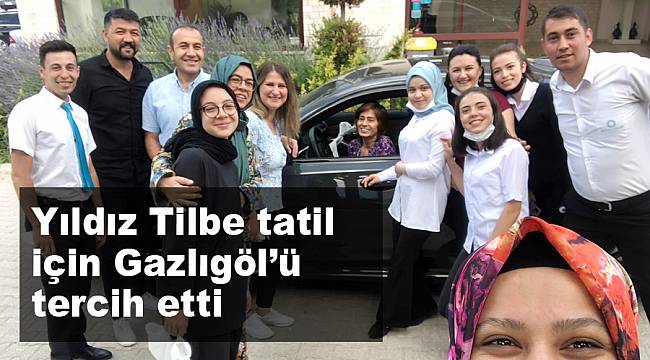 Yıldız Tilbe tatil için Gazlıgöl’ü tercih etti