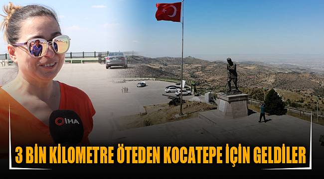 3 BİN KİLOMETRE ÖTEDEN KOCATEPE İÇİN GELDİLER