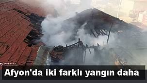 Afyonkarahisar'da iki farklı yangın daha