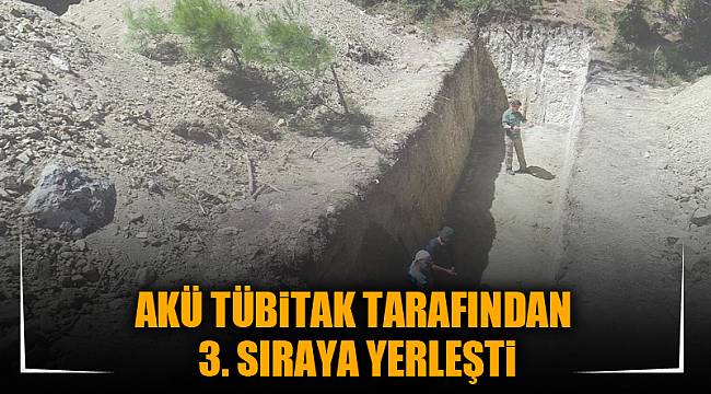 AKÜ TÜBiTAK TARAFINDAN 3. SIRAYA YERLEŞTi
