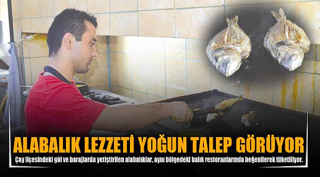 ALABALIK LEZZETİ YOĞUN TALEP GÖRÜYOR