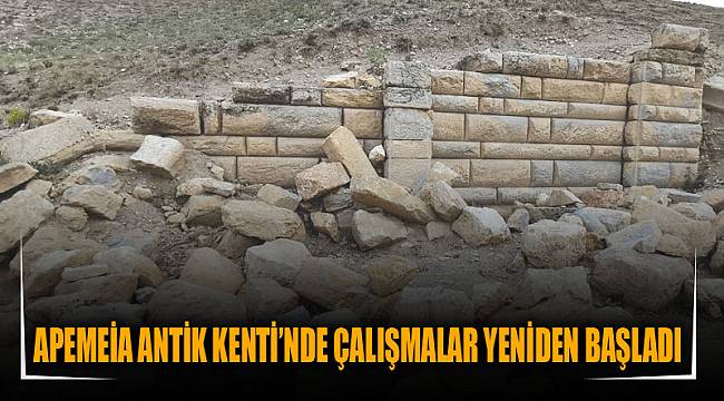 APEMEİA ANTİK KENTİ’NDE ÇALIŞMALAR YENİDEN BAŞLADI