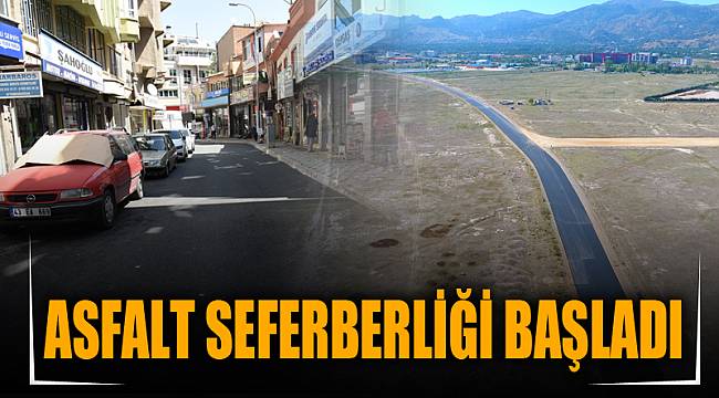 ASFALT SEFERBERLİĞİ BAŞLADI