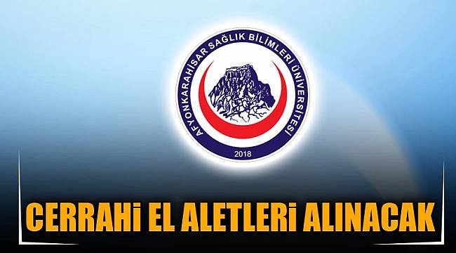 CERRAHİ EL ALETLERİ ALINACAK