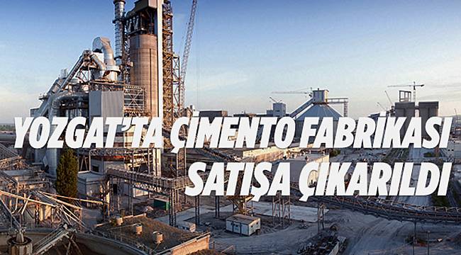 Çimento Fabrikası satılıyor